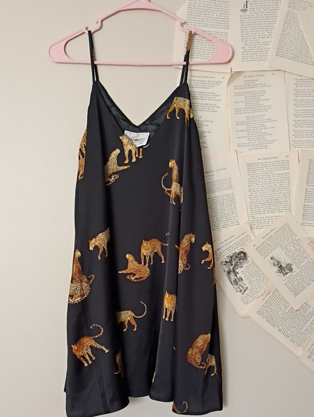 Judith March X Shannon Ford Black Leopard Dress